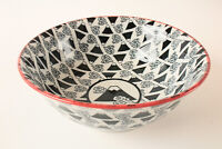 Mino ware Japanese Ceramics Ramen Noodle Bowl Plenty of Mt. Fuji & Cloud Made in Japan