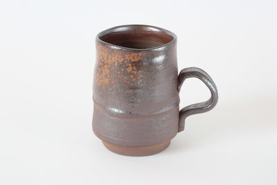 Bizen ware Japanese Pottery Mug Cup Rusty Brown Made in Japan