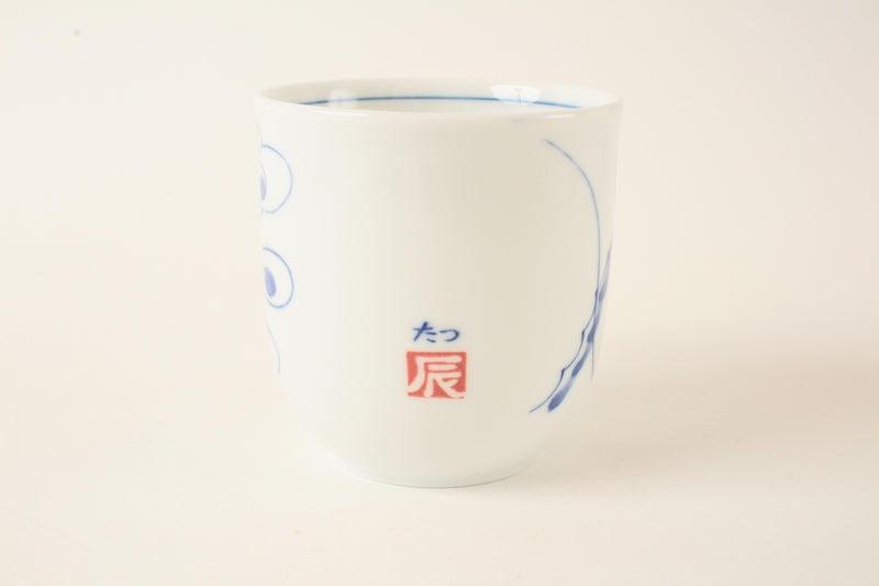 Mino Ware Japanese Ceramic Mug Cup Parent-Child Ema Dragon Made in Japan