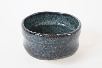 Mino ware Japanese Pottery Tea Ceremony Matcha Bowl Blue Gray made in japan
