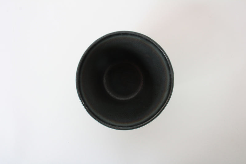 Mino ware Japanese Ceramics Rock style Tea Cup Scarab tone made in Japan