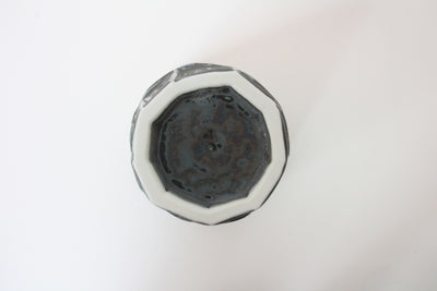 Mino ware Japanese Ceramics Rock style Tea Cup Scarab tone made in Japan