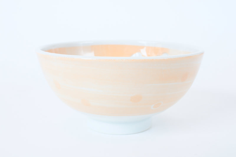 Mino ware Japanese Ceramics Ricebowl Smiling Shibaken made in Japan