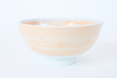 Mino ware Japanese Ceramics Ricebowl Smiling Shibaken made in Japan