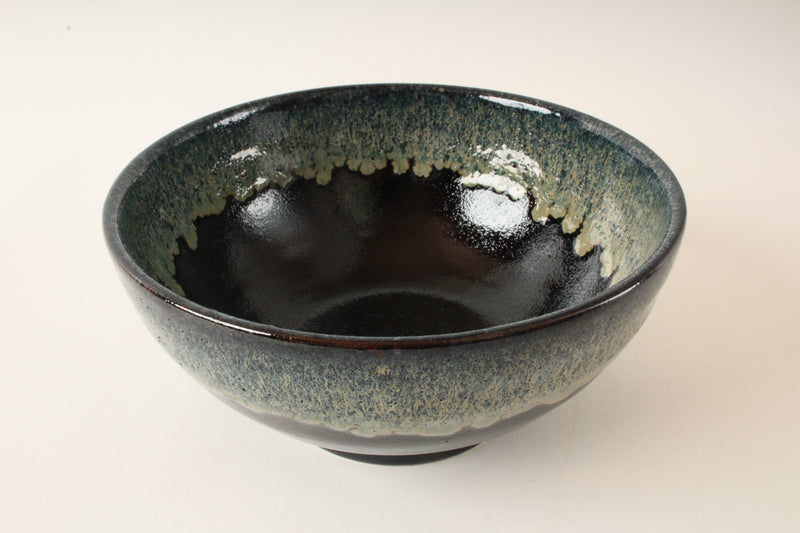 Mino ware Japan Ceramics Ramen Noodle Donburi Bowl Tenmoku Black made in Japan