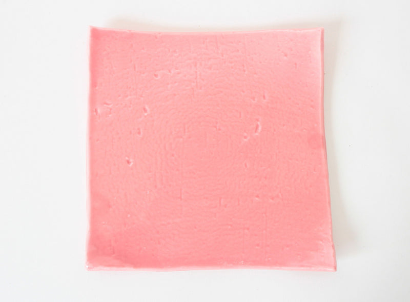 Mino ware Japanese Ceramics Square Plate (5.9inch) Rouge Pink made in Japan