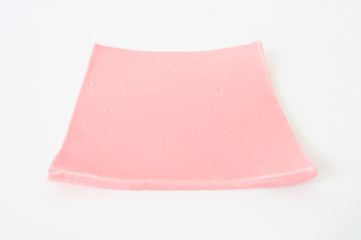 Mino ware Japanese Ceramics Square Plate (5.9inch) Rouge Pink made in Japan