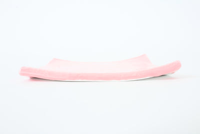 Mino ware Japanese Ceramics Square Plate (5.9inch) Rouge Pink made in Japan