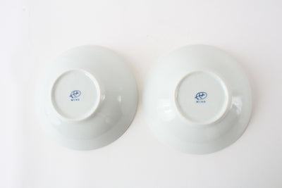 Mino ware Japan Ceramics Goldfish DeepPlate Set of Two