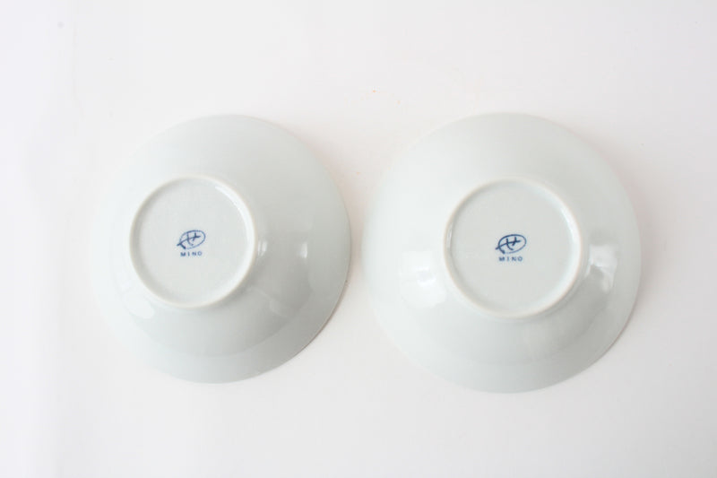 Mino ware Japan Ceramics Goldfish DeepPlate Set of Two