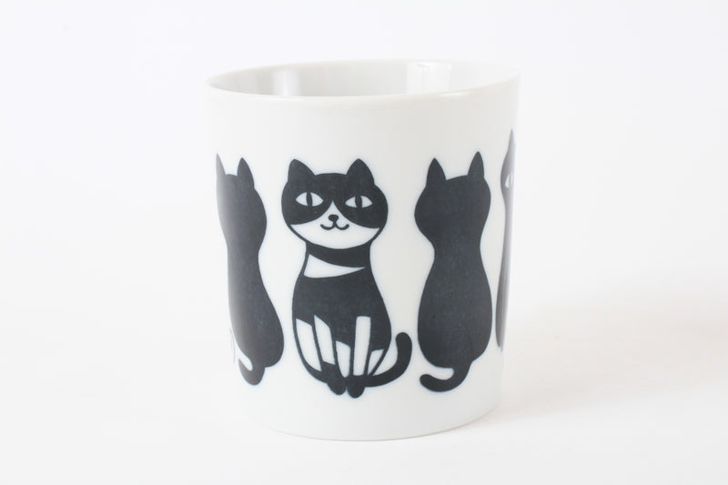 Mino ware Japanese Ceramics Lightweight Mug Cup Cat Sitting made in Japan