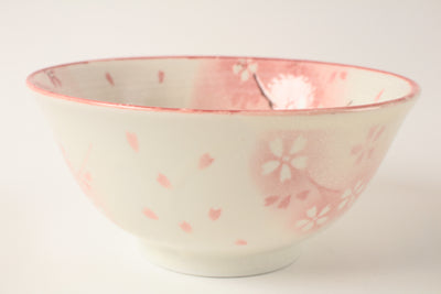 Mino ware Japan Ceramics Large Rice Bowl Sakura Pink made in Japan