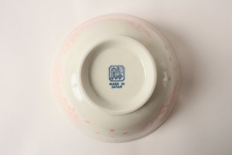 Mino ware Japan Ceramics Large Rice Bowl Sakura Pink made in Japan