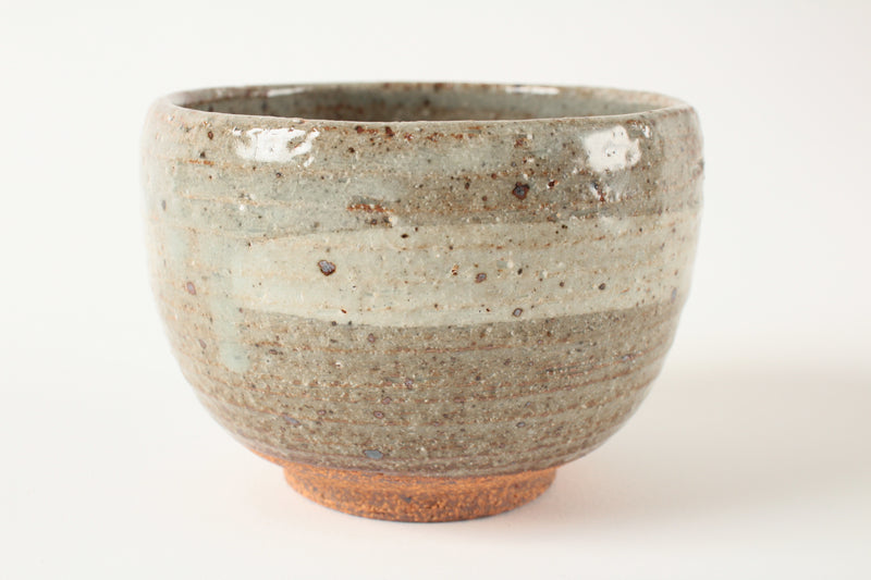 Mino ware Japanese Pottery Chubby Bowl Crackled Mino ware Japanese Pottery Chubby Bowl Crackled