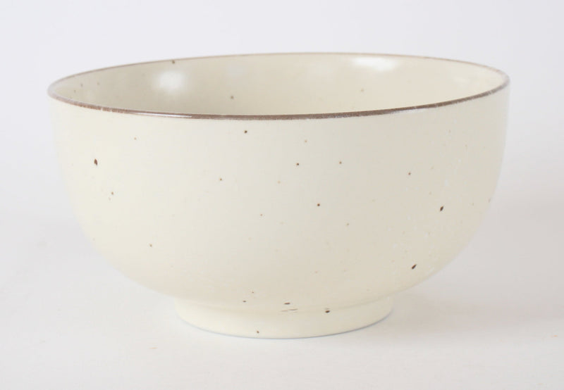 Mino ware Japanese Ceramics 6.3inch Donburi Bowl White Ivory Made in Japan