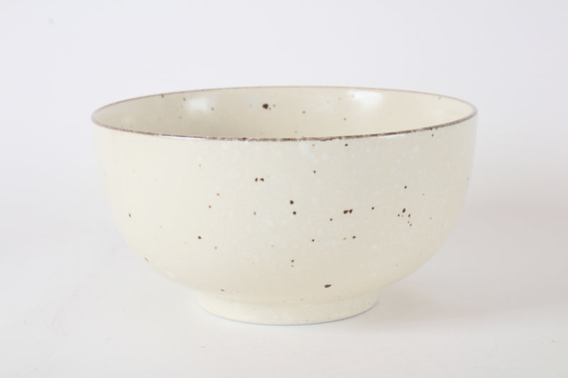 Mino ware Japanese Ceramics 6.3inch Donburi Bowl White Ivory Made in Japan