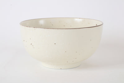 Mino ware Japanese Ceramics 6.3inch Donburi Bowl White Ivory Made in Japan