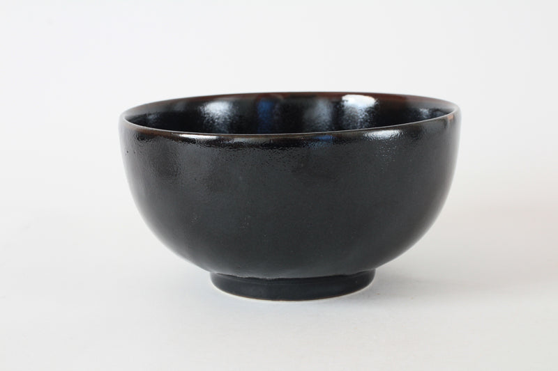 Mino ware Japanese Ceramics 6.3inch Donburi Bowl Tenmoku Black Made in Japan