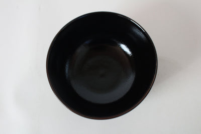 Mino ware Japanese Ceramics 6.3inch Donburi Bowl Tenmoku Black Made in Japan