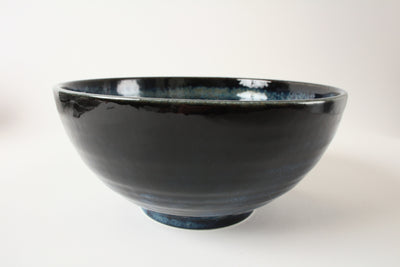 Mino ware Japan Ceramics Jumbo Noodle Bowl Navy Blue ( 1500ml ) made in Japan