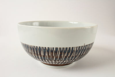 Mino ware Japanese Ceramics 6.3inch Donburi Bowl Rust Color made in Japan