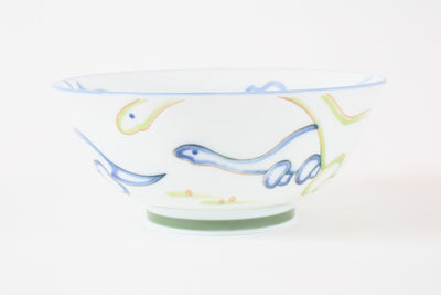 Mino ware Japanese Ceramics Ramen Noodle Donburi Bowl Jurassic Dinosaurs Made in Japan