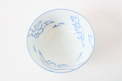 Mino ware Japanese Ceramics Ramen Noodle Donburi Bowl Jurassic Dinosaurs Made in Japan