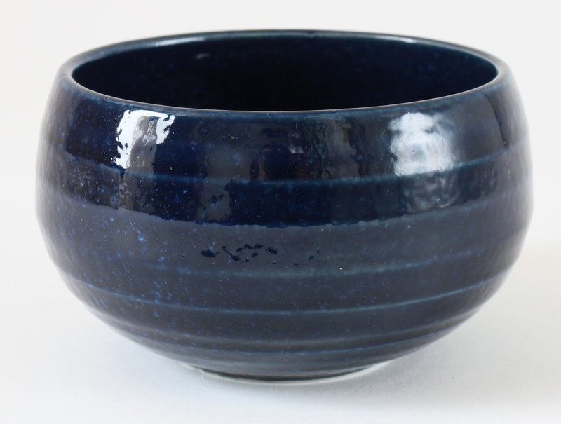 Mino ware Japanese Ceramics Multi-Purpose Bowl, Navyblue, made in Japan