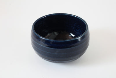 Mino ware Japanese Ceramics Multi-Purpose Bowl, Navyblue, made in Japan