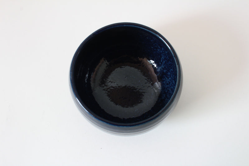 Mino ware Japanese Ceramics Multi-Purpose Bowl, Navyblue, made in Japan