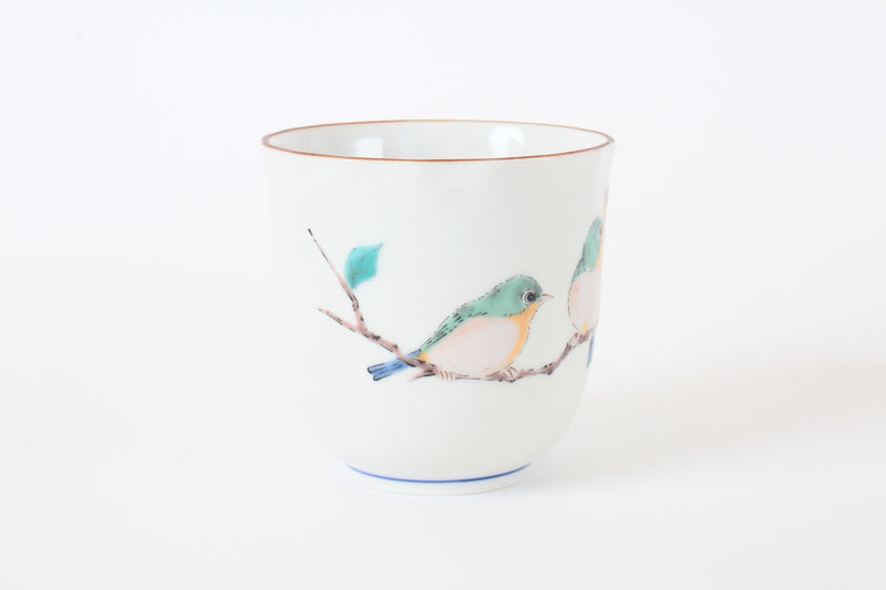 Mino ware Japanese Pottery Mug Cup White-eye made in Japan