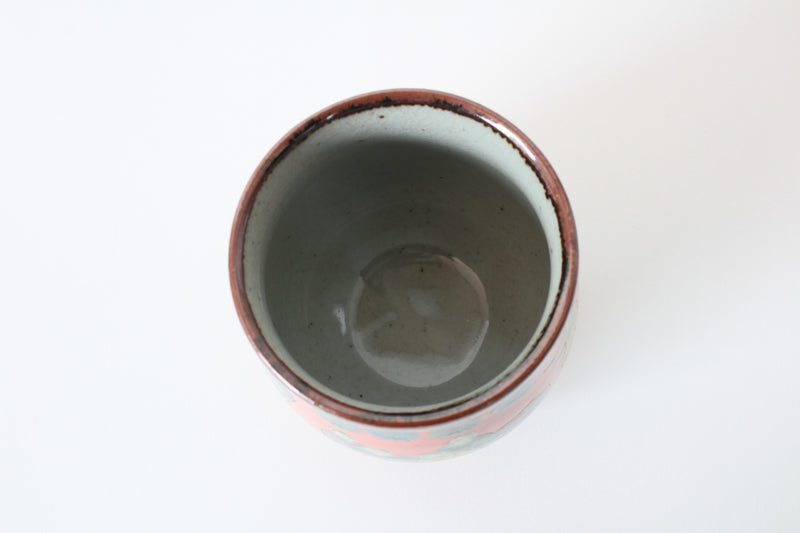 Kutani ware Japanese Ceramic Yunomi Chawan Tea Cup Mokubei Style made in Japan