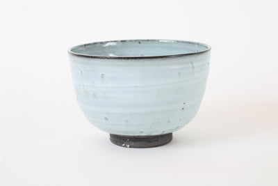 Shigaraki ware Japanese Pottery Tea Ceremony Matcha Bowl Milky White, Gray, made in japan