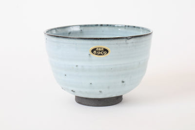 Shigaraki ware Japanese Pottery Tea Ceremony Matcha Bowl Milky White, Gray, made in japan