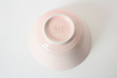 Mino ware Japanese Ceramics Large Rice Bowl Sakura Pink Made in Japan