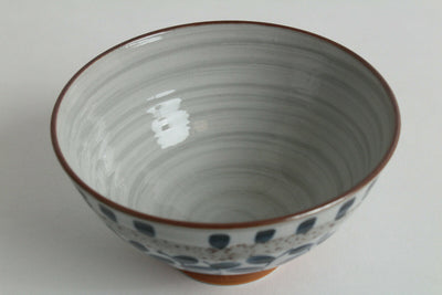 Mino ware Japanese Ceramics Rice Bowl Obitako Karakusa made in Japan