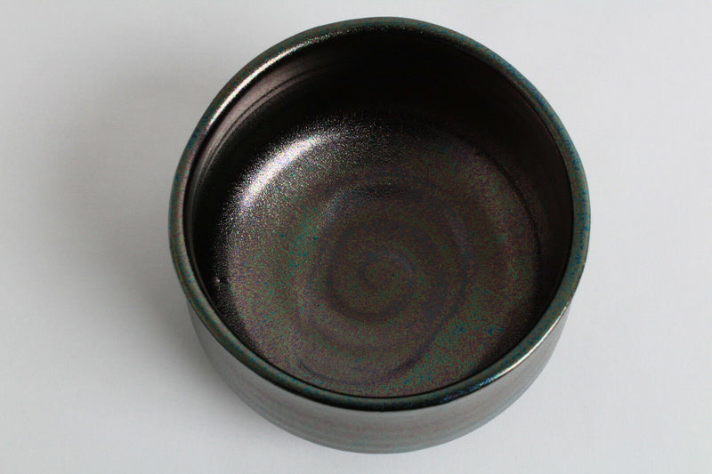Mino ware Japanese Pottery Tea Ceremony Matcha Bowl Scarab tone made in Japan