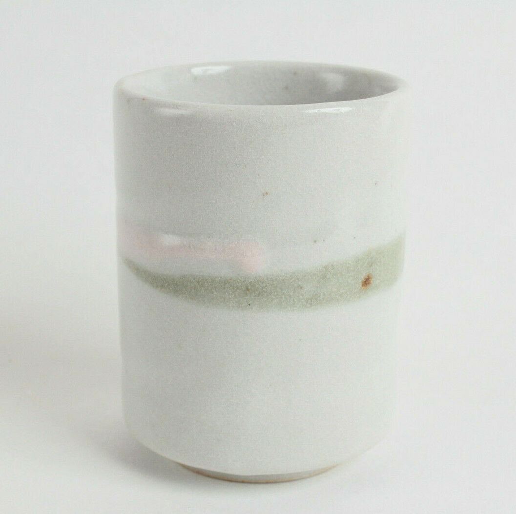 Mino Ware Yunomi Tea Cup - Sleeping Cat Gray - Ichiyama, Made In Japan