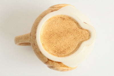 Mino ware Japanese Pottery Mug Cup Owl Shape Honey Yellow made in Japan