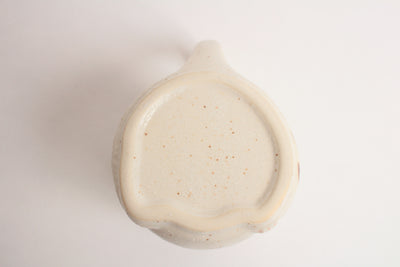 Mino ware Japanese Pottery Mug Cup Manekineko Cat Chiffon White made in Japan