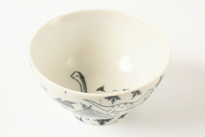 Mino ware Japan Ceramics Rice Bowl Various Dinosaurs made in Japan