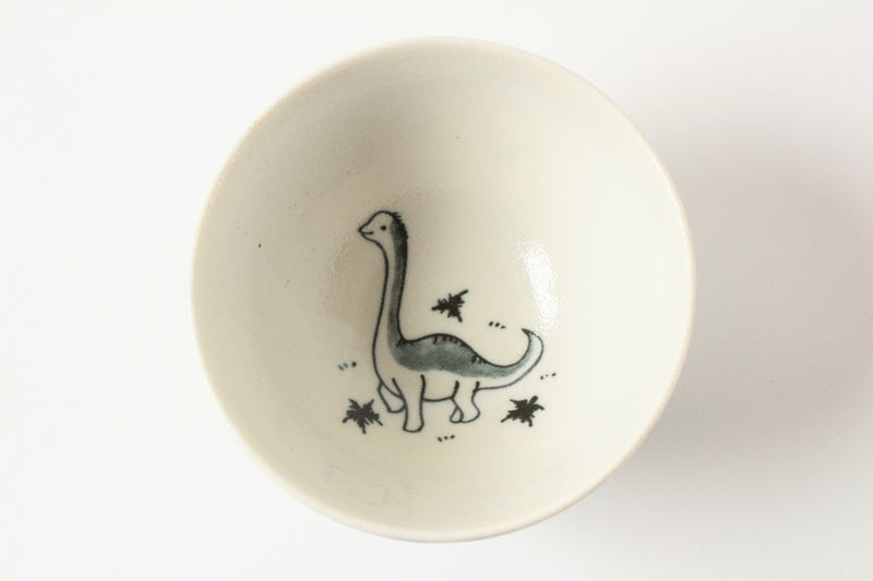 Mino ware Japan Ceramics Rice Bowl Various Dinosaurs made in Japan