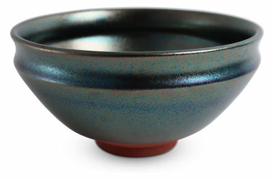 Mino ware Japanese Pottery Tea Ceremony Matcha Bowl Scarab tone Kyo-style