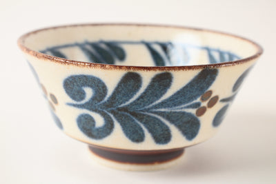 Mino ware Japanese Ceramics Rice Bowl Paikaji Leaf made in Japan
