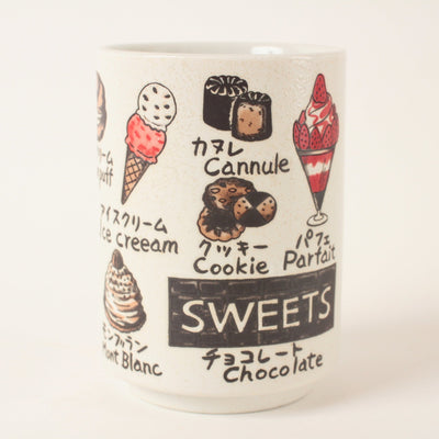 Mino ware Japan Ceramics Sushi Yunomi Chawan Tea Cup Various Sweets