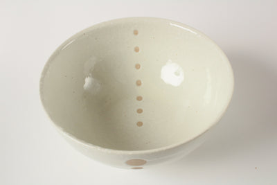 Mino ware Japan Ceramics Ramen Noodle Donburi Bowl White Dot made in Japan